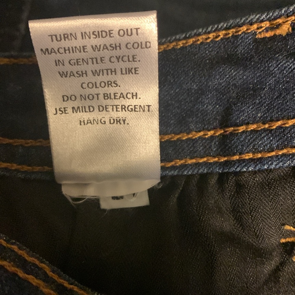 NWT Fran Denim Amanda Mid Rise Shorts Size 24 - Picture 5 of 6